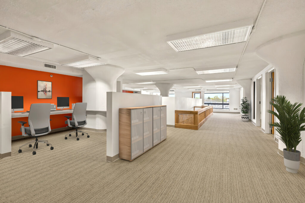 Large open office area